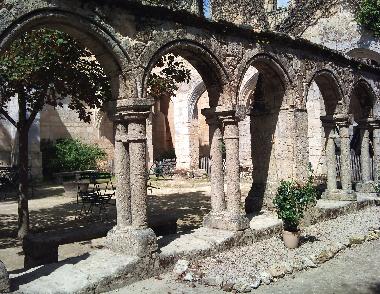 The Cloisters at St Emilion, worth a visit, to see this delightful town, famous for wines.