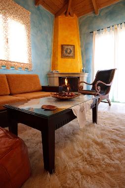 Anthemion Guest House sitting area in suite