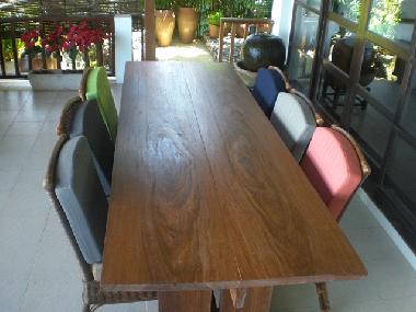 Big Dining Table on Terrace