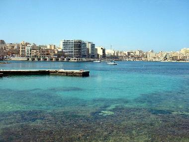 alont the St Julian`s and Sliema`s Promenade, one can find a lovely rocky beach with some pebbly and