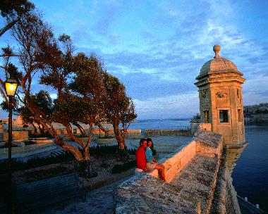 Valletta, the capital city is just 15 min by bus away!