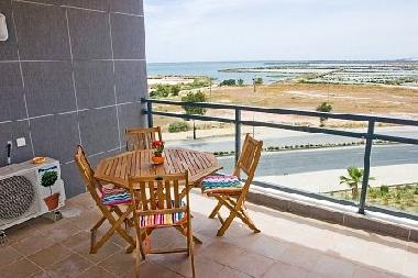 Dining area on balcony