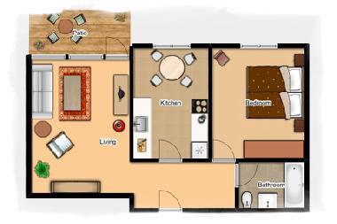 Overview of apartment. More photos will be posted when kitchen and bathroom renovations are complete