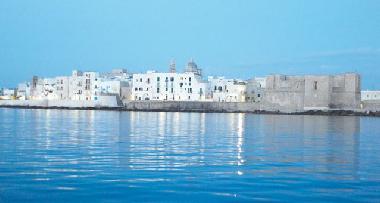 Monopoli old town from the sea