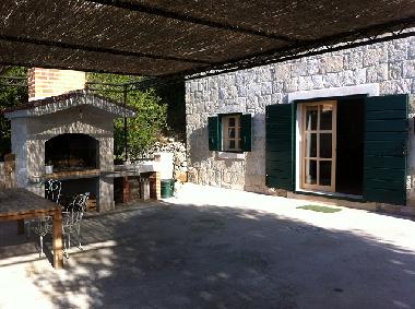 terrace with barbecue