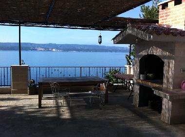 terrace with barbecue