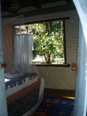 Downstairs bedrooms with window to the garden