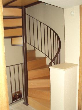 The stairs to the upper room