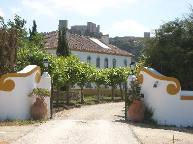 Entrance view with the Castle