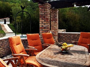 Top floor terrace - pool view