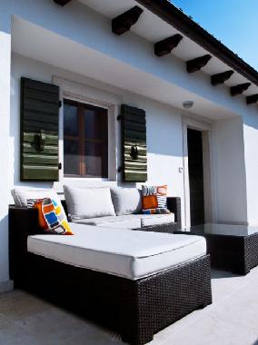 Top floor terrace - country view