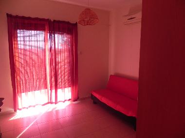 red bedroom