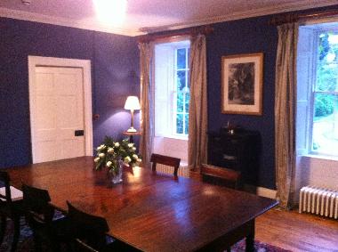 The dining room 