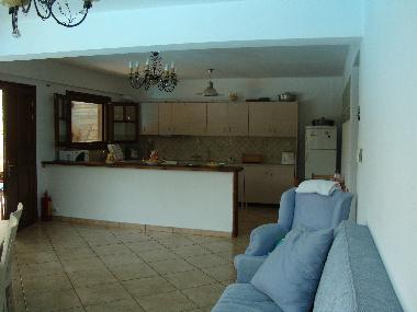 Open plan kitchen fully equipped