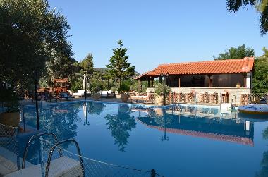 The view to the pool