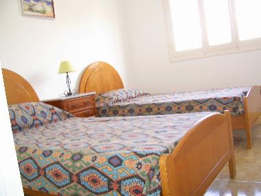 One of the Single bedrooms  with fitted wardrobes 