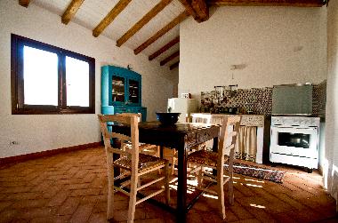 Living room with kitchenette
