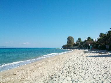 View of the beach (SE)