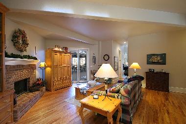 Family room off kitchen