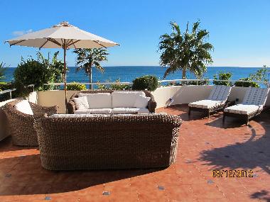 Patio and sea view
