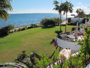Patio view to Gibraltar [right]