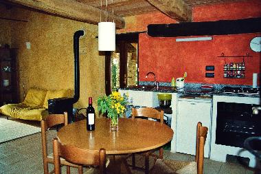 kitchen/dining room part on the upper floor