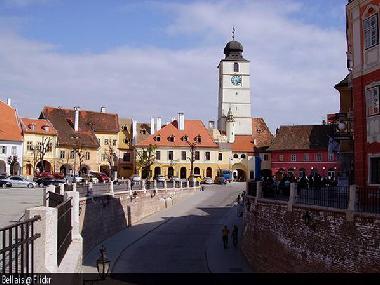 Sibiu, Council Tower XIII century (Transylvania, Romania)