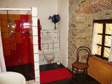 Arcade bathroom for the two arcade bedrooms