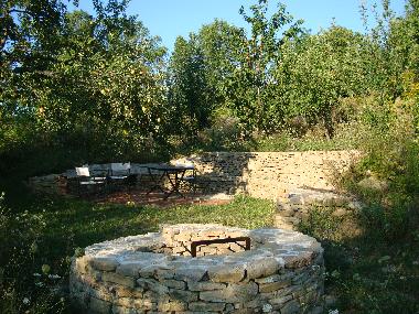 BBQ place in the garden