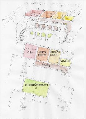 Map of the holiday home