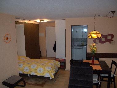 Dining nook and folding bed