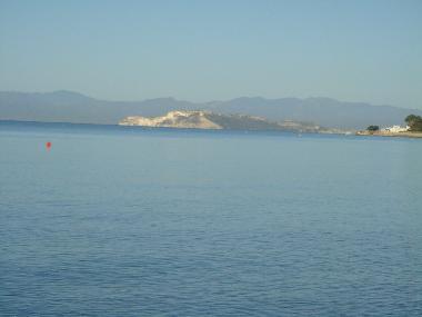 the beach near the villa