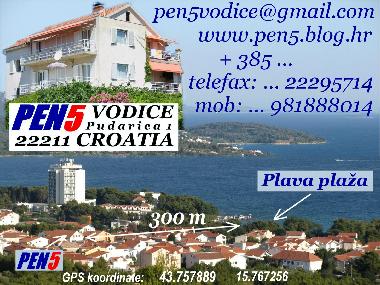Holiday House in Vodice (Sibensko-Kninska) or holiday homes and vacation rentals