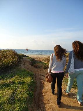 from Sea Wind in Mikhmoret just 6 min. walking from the Sea and the beautiful nature reserve