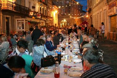 The Saturday evening table Gourmande during July & August