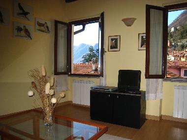 Family Sitting Room with views over the Lake and Mountains