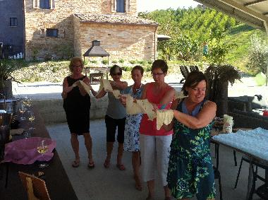 Cooking classes; Making fresh pasta