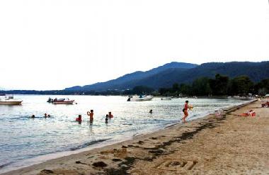 The view to Sithonia peninsula from the beach (0,1km)