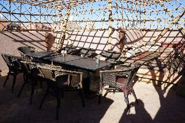 Terrace with dining area and lounge