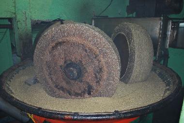 Traditional olive press