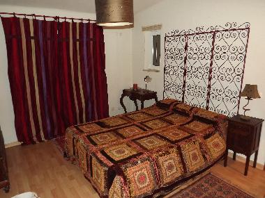 Double bed room with bathroom.