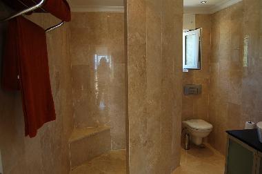 En suite bathroom with walk-in shower