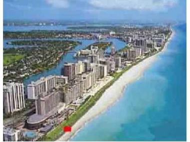the condo location from the air