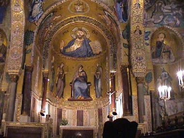 The Palatine Chapel is located at 900 meters from the house