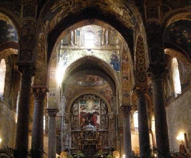 Church of the Martorana 300 meters from the house