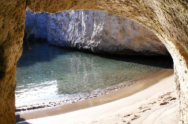 Papafragas beach, 0.9 km