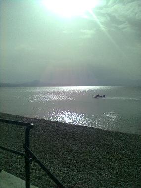 beach  at 300m from the building in March 2013