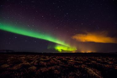 The northern lights taken in Feb from Villa