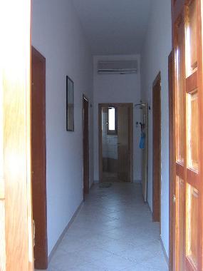 corridor of the house with efficient air conditioning throughout the house
