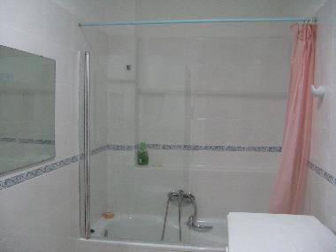 A newly refurbished bathroom includes bidet!